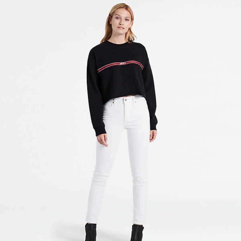 NWOT 721 HIGH RISE SKINNY WOMEN'S JEANS LEVI'S PREMIUM WHITE